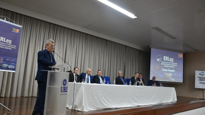 TCE-RS alerta vereadores sobre impactos da Reforma Tribut&aacute;ria e dos regimes previdenci&aacute;rios em encontro regional realizado em Santo &Acirc;ngelo
