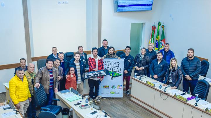 Programa Skate na Escola inicia em Santo &Acirc;ngelo
